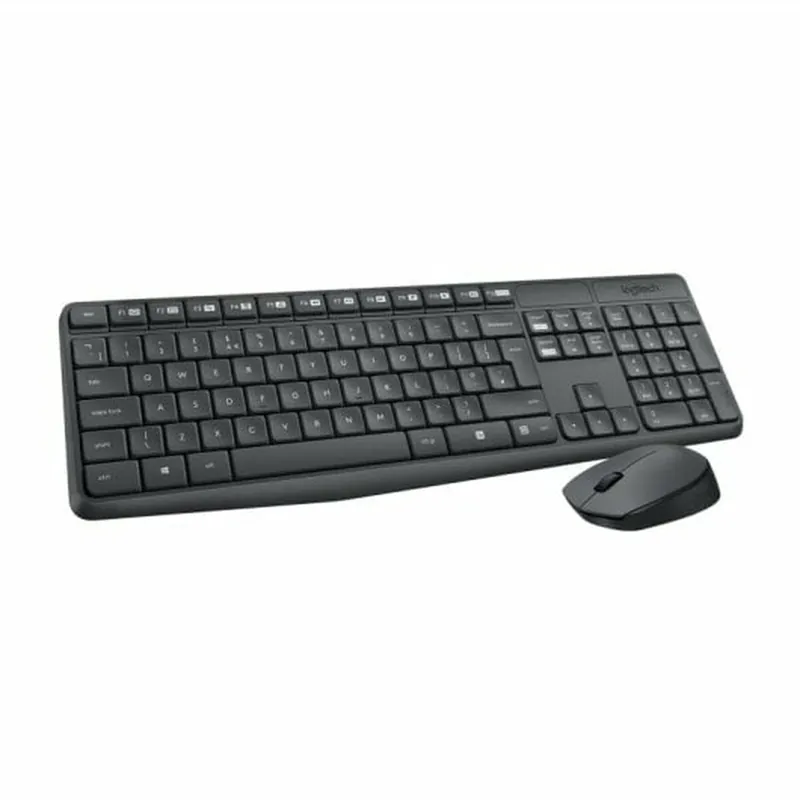 Teclado Logitech Gris QWERTY - Electrónica