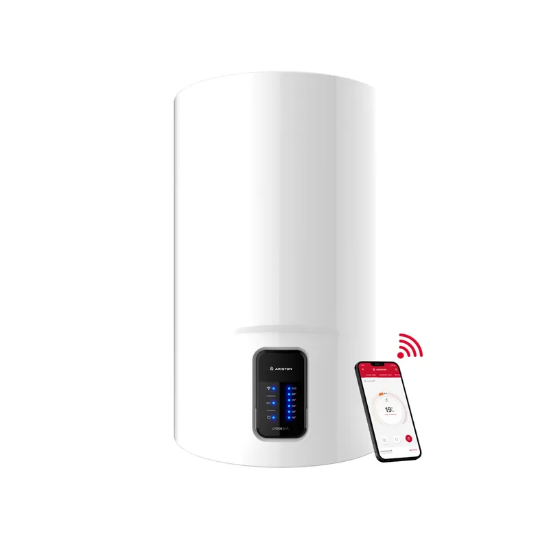 Termo eléctrico, Ariston, Lydos Wifi 80 litros, Vertical, Clase Energetica B - Electrodomésticos