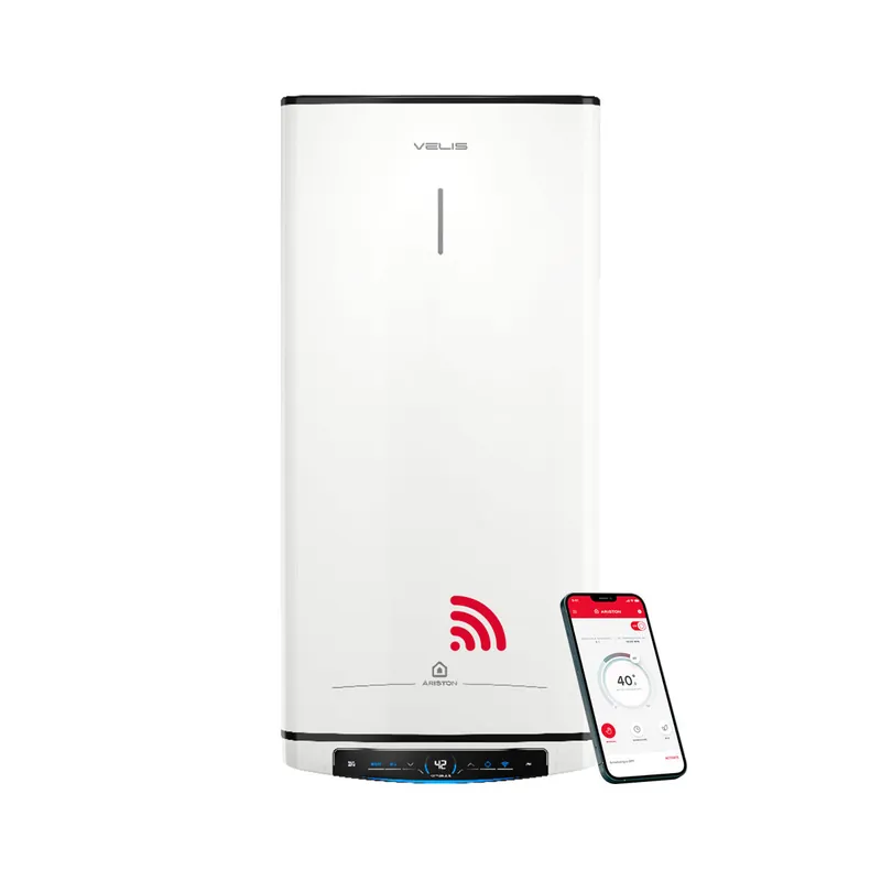 Termo eléctrico inteligente, Ariston, Velis Pro Wifi 30 litros, Vertical u Horizontal, Clase Energetica A - Electrodomésticos