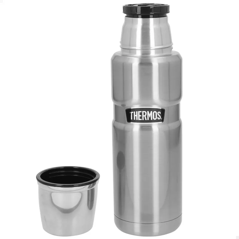 Thermos Botella térmica acero inoxidable 470 ml plata - Cocina