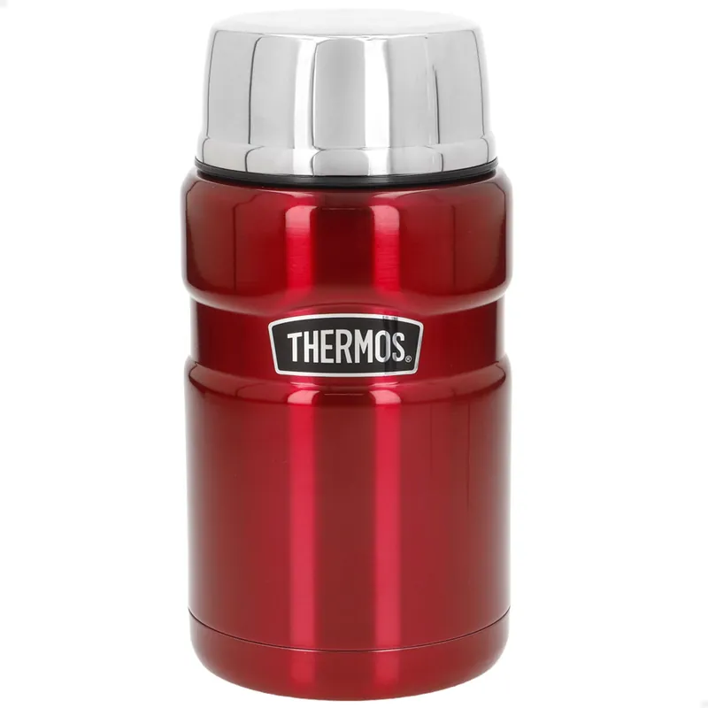Thermos Termo comida 710 ml acero inoxidable rojo metalizado - Cocina