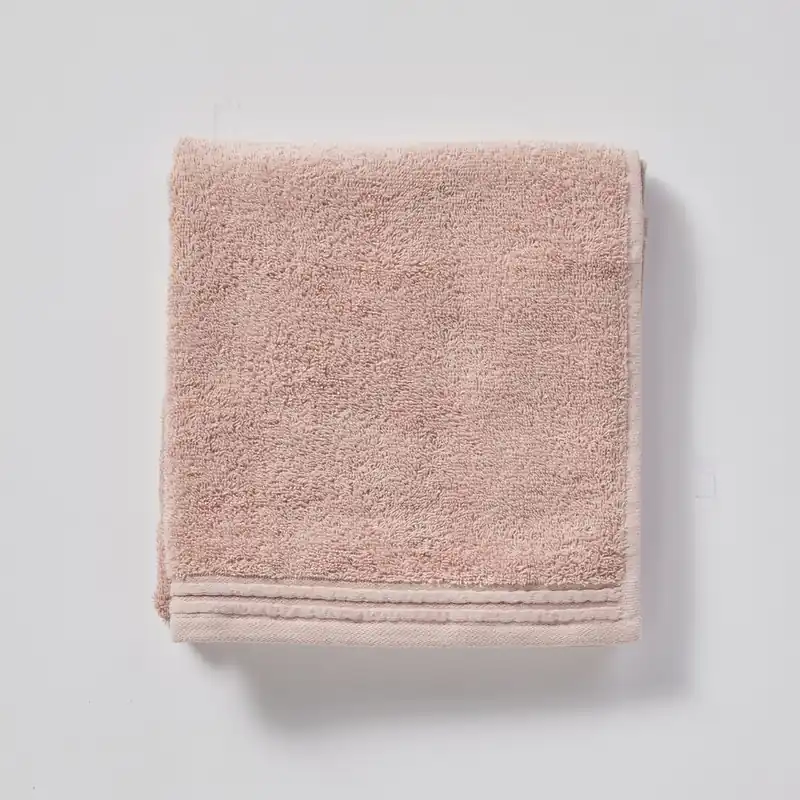 Toalla algodón COTTON 50x80cm color rosa - Textil