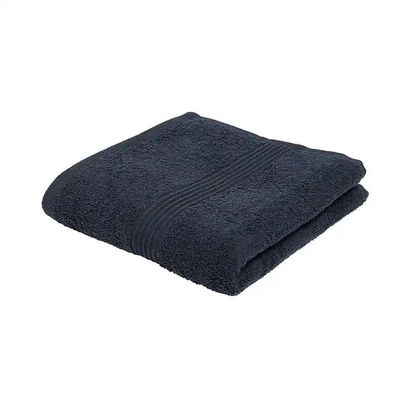 Toalla de 450 gramos de rizo 100% algodón. 50x90cm Marino - Textil