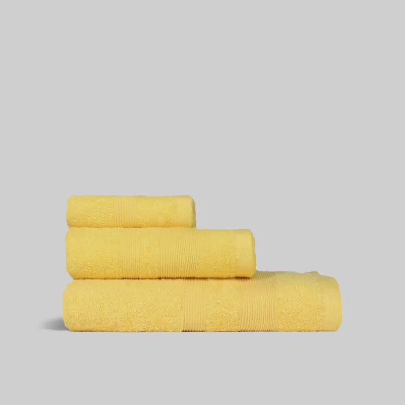 Toalla Sábana (100x150cm) Amarillo Donegal Collections - Textil