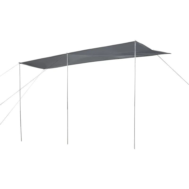 Toldo para caravana Beuningen - 400x240x235cm - Gris [pro.tec]