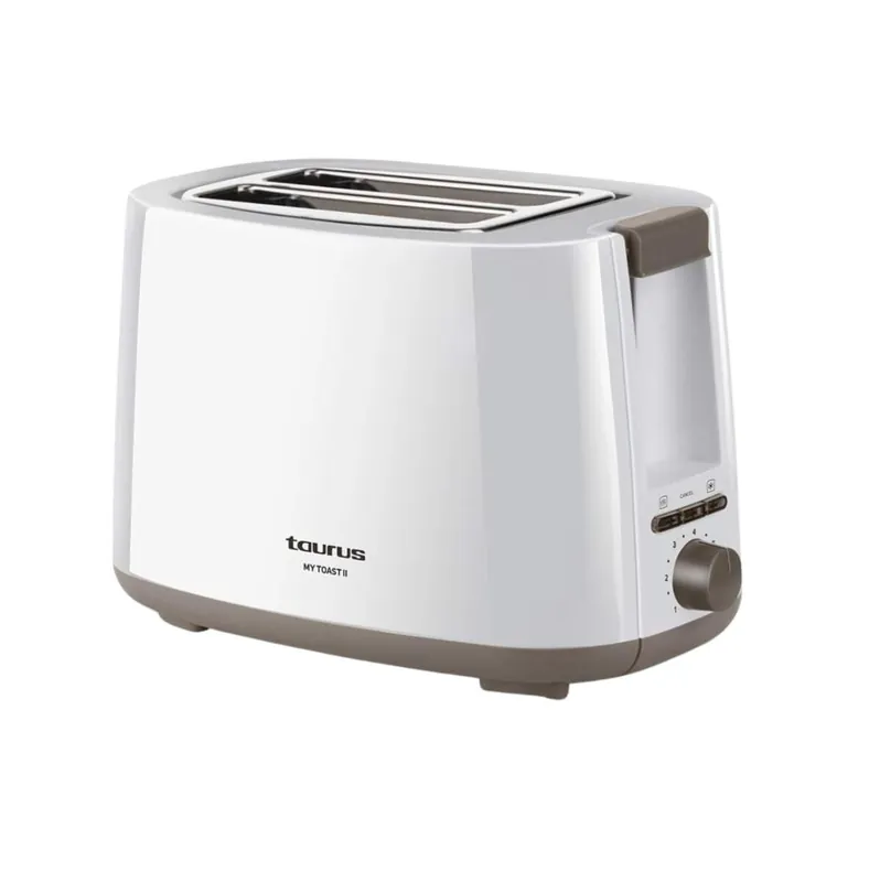 Tostador Taurus My Toast II 750W 2 ranuras 7 niveles blanco - Electrodomésticos