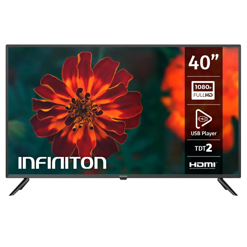 TV Infiniton INTV-40BA130 de 40”, Full HD, Dvb-t2/c/s2