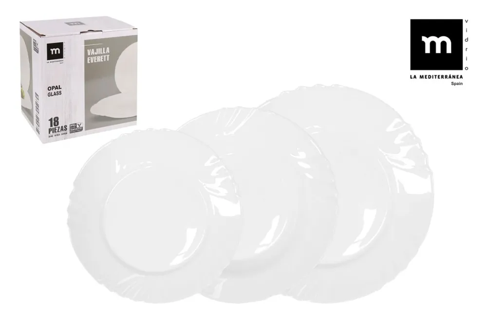 Vajilla EVERETT 18pcs marca LA MEDITERRÁNEA - Cocina