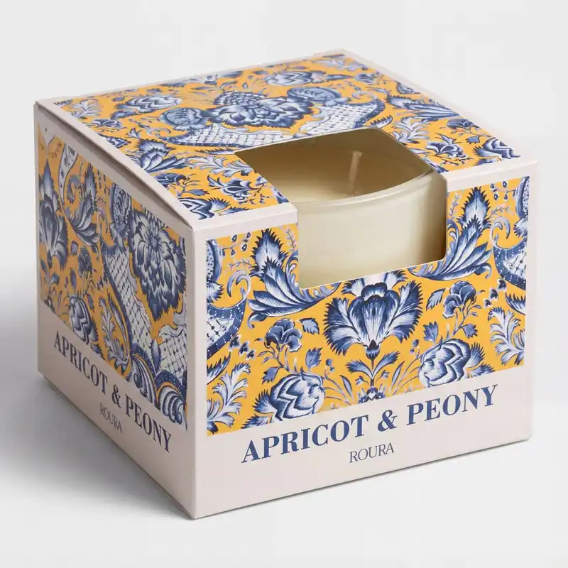 Vela perfumada JAIPUR apricot y peony 11x8cm - Decoración