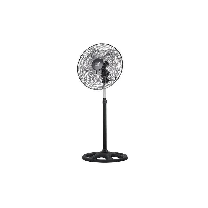 Ventilador de pie metal color negro serie reforzado 55cm - Electrodomésticos