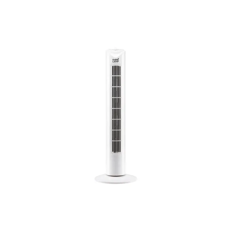 Ventilador de pie metal color blanco serie tero 25cm - Electrodomésticos