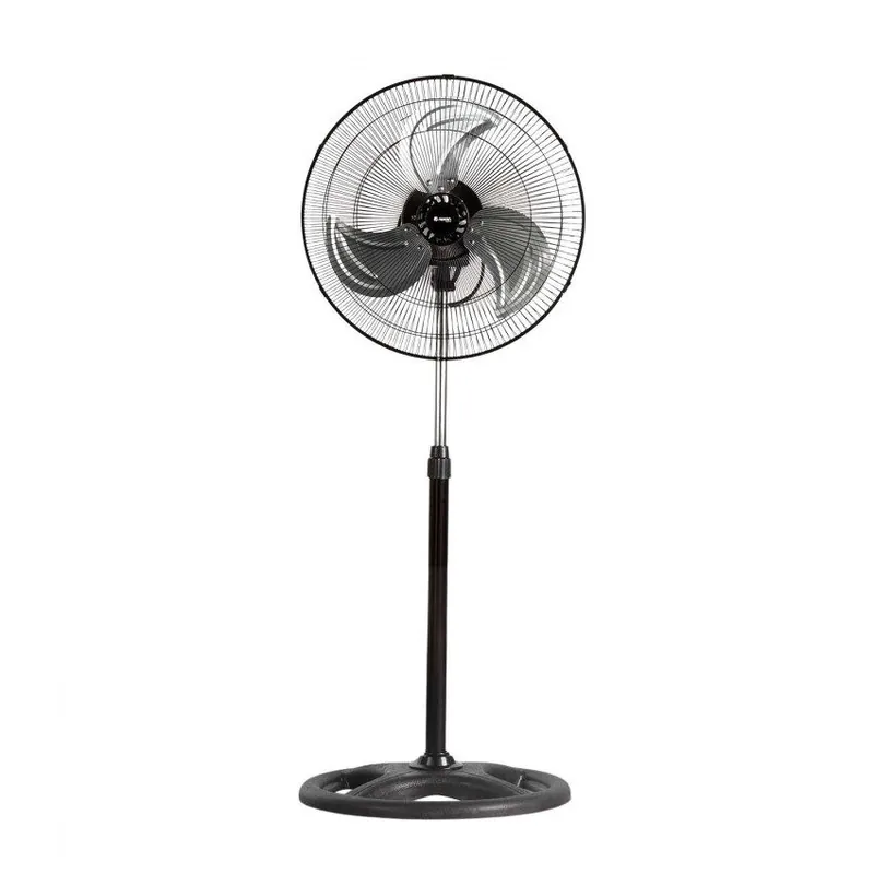 Ventilador de Pie Ø45cm 75W 3 Velocidades Industrial Negro Thinia Home - Electrodomésticos