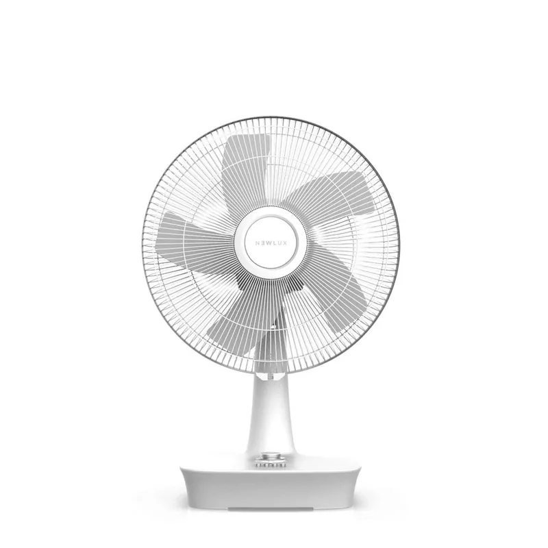 Ventilador de Sobremesa Desk W500 Newlux Blanco 5 Aspas (Ø 40cm) - Electrodomésticos