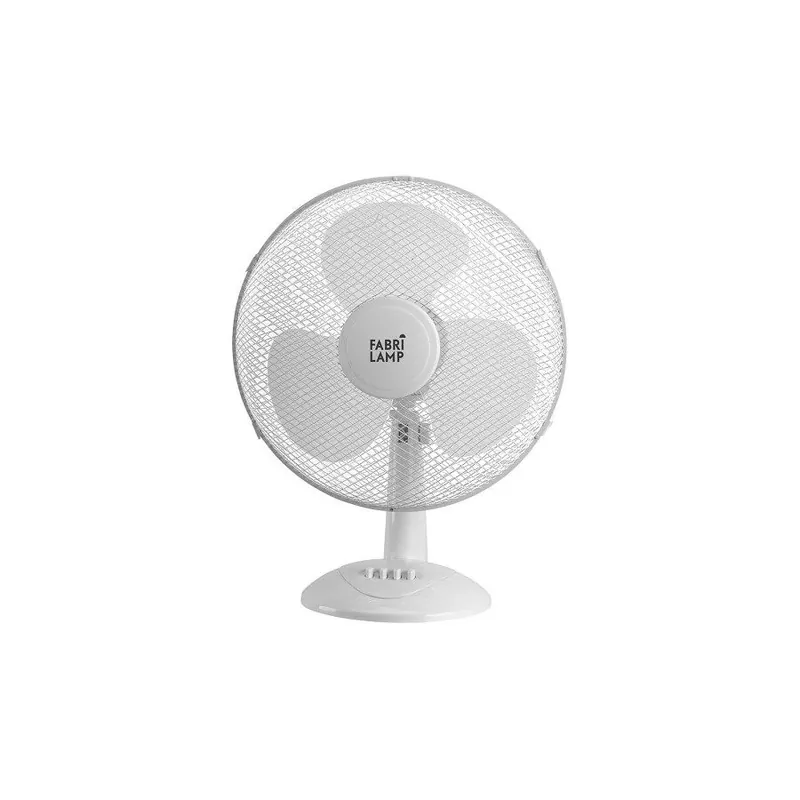 Ventilador de sobremesa metal color blanco serie cape 43cm - Electrodomésticos