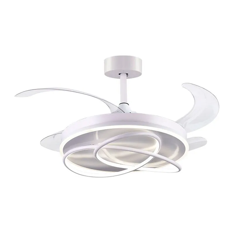 Ventilador de techo Atlas Bel Air 80W 4 aspas retráctiles blanco Ø108 cm - Electrodomésticos