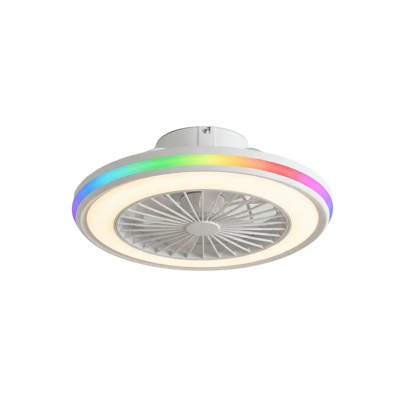 Ventilador de Techo con LED RGB y Mando a Distancia InnovaGoods - Electrodomésticos