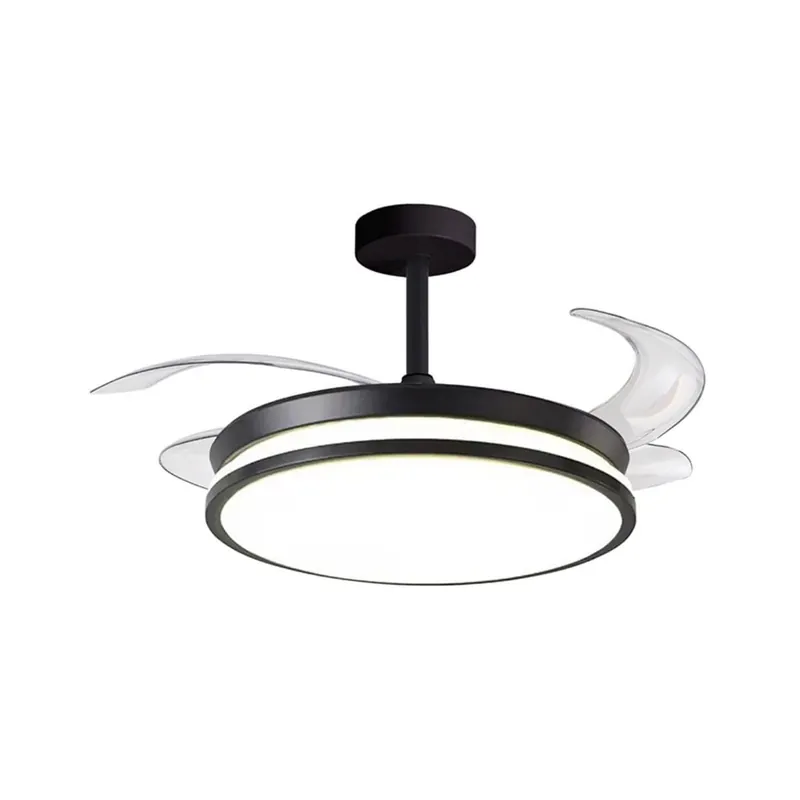 Ventilador de techo Dune Eco Shakespeare 72W 4 aspas retráctiles negro Ø108 cm - Electrodomésticos