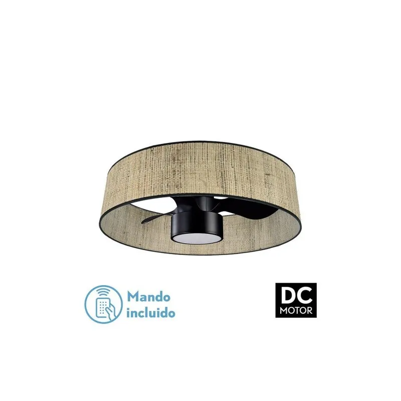 ventilador de techo metal color beige serie natasha 70cm - Electrodomésticos
