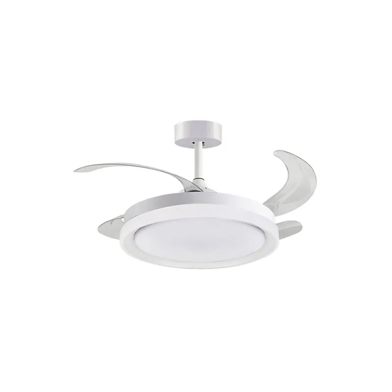 Ventilador de techo Kigali Mini Bel Air 48W 4 aspas retráctiles blanco Ø91 cm - Electrodomésticos
