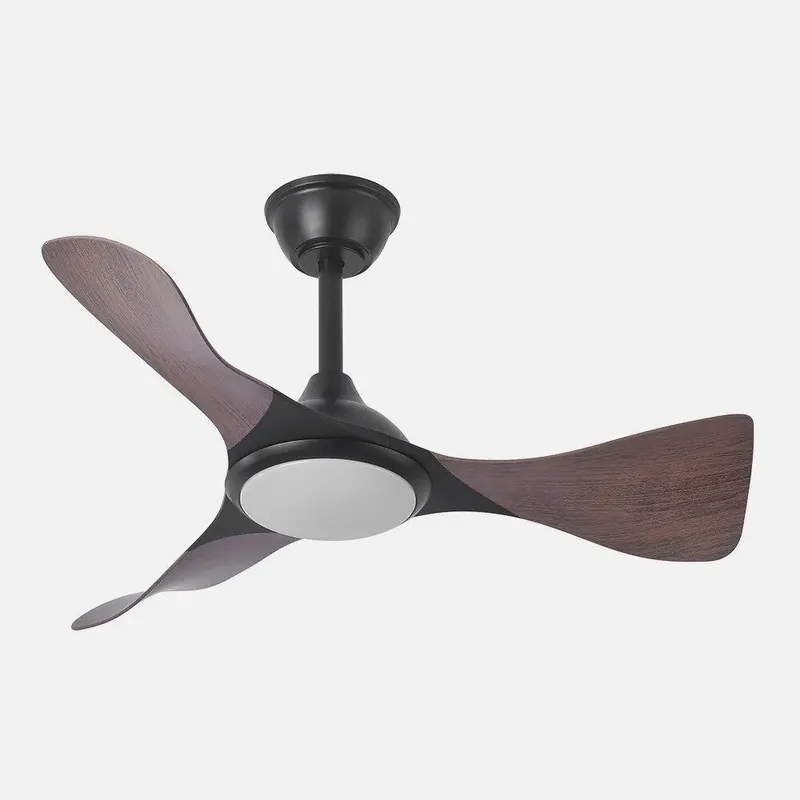 ventilador de techo metal color negro serie caiman 89cm - Electrodomésticos