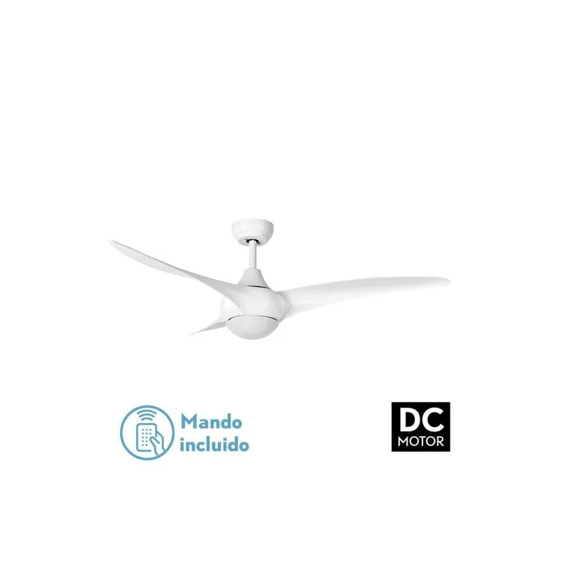 ventilador de techo metal color blanco serie canea 134cm - Electrodomésticos