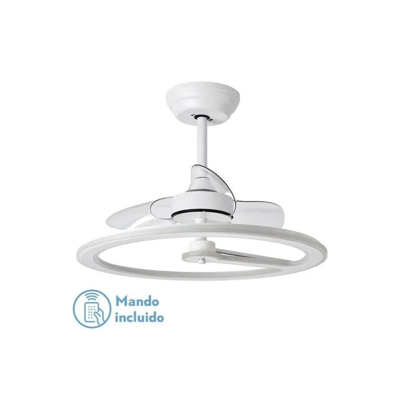 ventilador de techo metal color blanco serie chom 62cm - Electrodomésticos