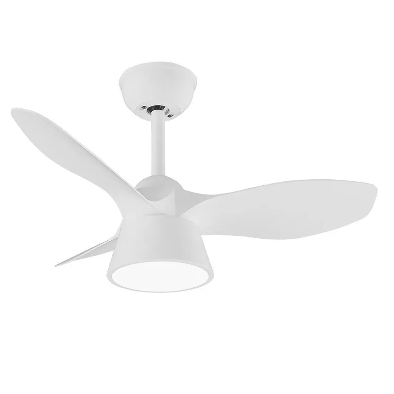 ventilador de techo metal color blanco serie cubico 82cm - Electrodomésticos