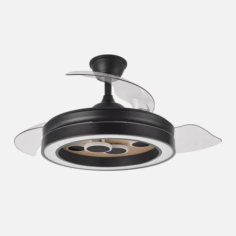 ventilador de techo metal color negro serie cupido 50cm - Electrodomésticos
