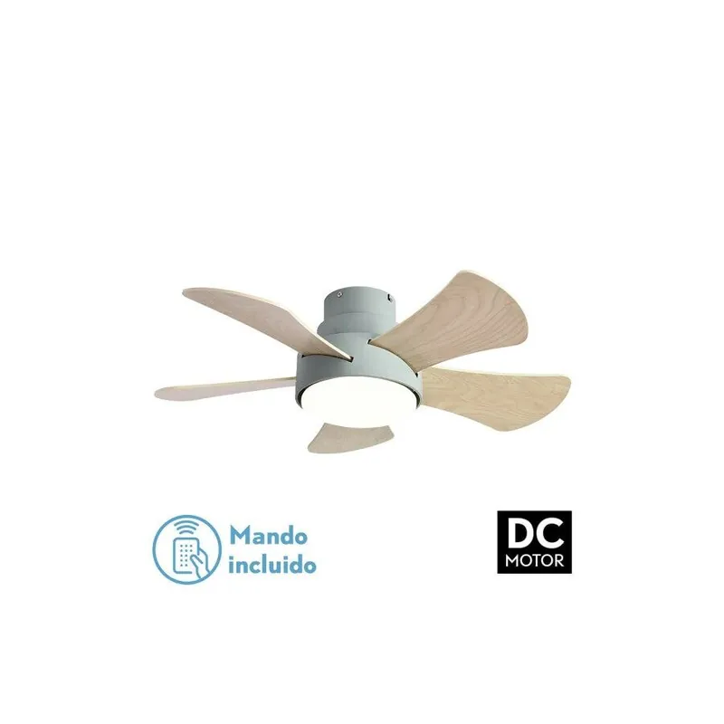 ventilador de techo metal color gris serie gregario 82cm - Electrodomésticos