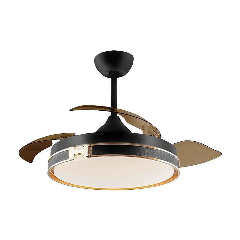 ventilador de techo metal color negro serie herón 106cm - Electrodomésticos
