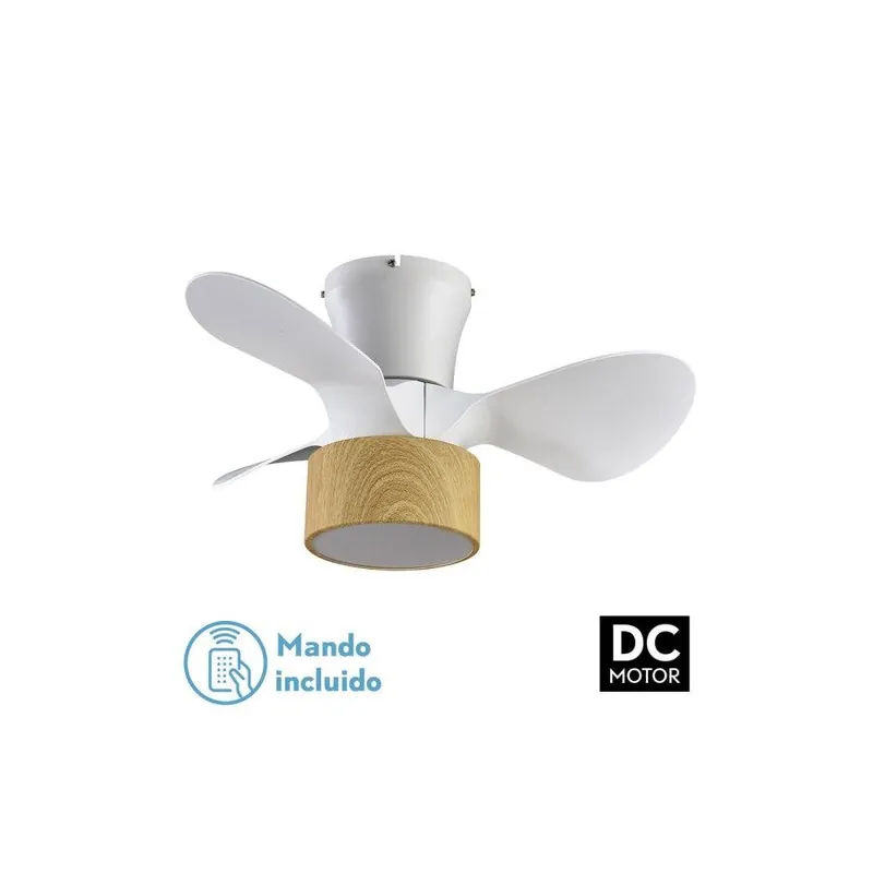 ventilador de techo metal color blanco serie kos 60cm - Electrodomésticos