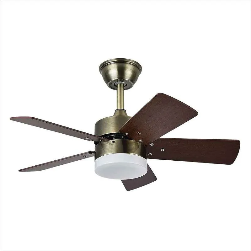 ventilador de techo metal color dorado serie marta 76cm - Electrodomésticos