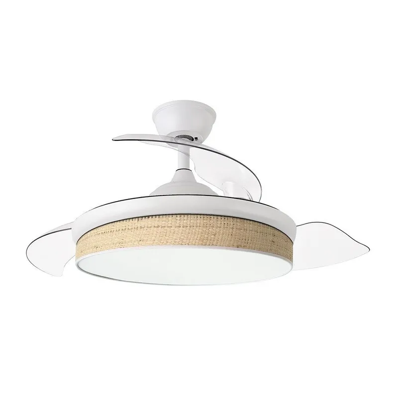 ventilador de techo metal color blanco serie moda 49cm - Electrodomésticos