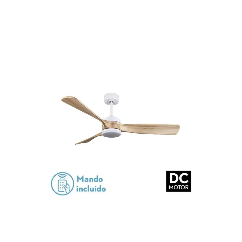 ventilador de techo metal color blanco serie oriente 132cm - Electrodomésticos