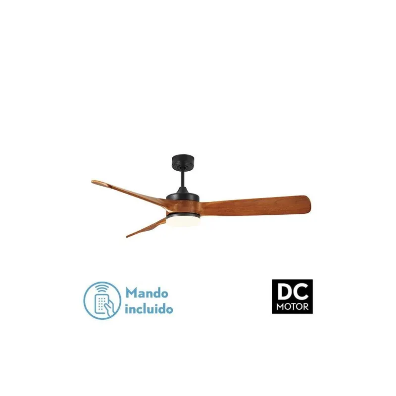 ventilador de techo metal color negro serie oriente 132cm - Electrodomésticos