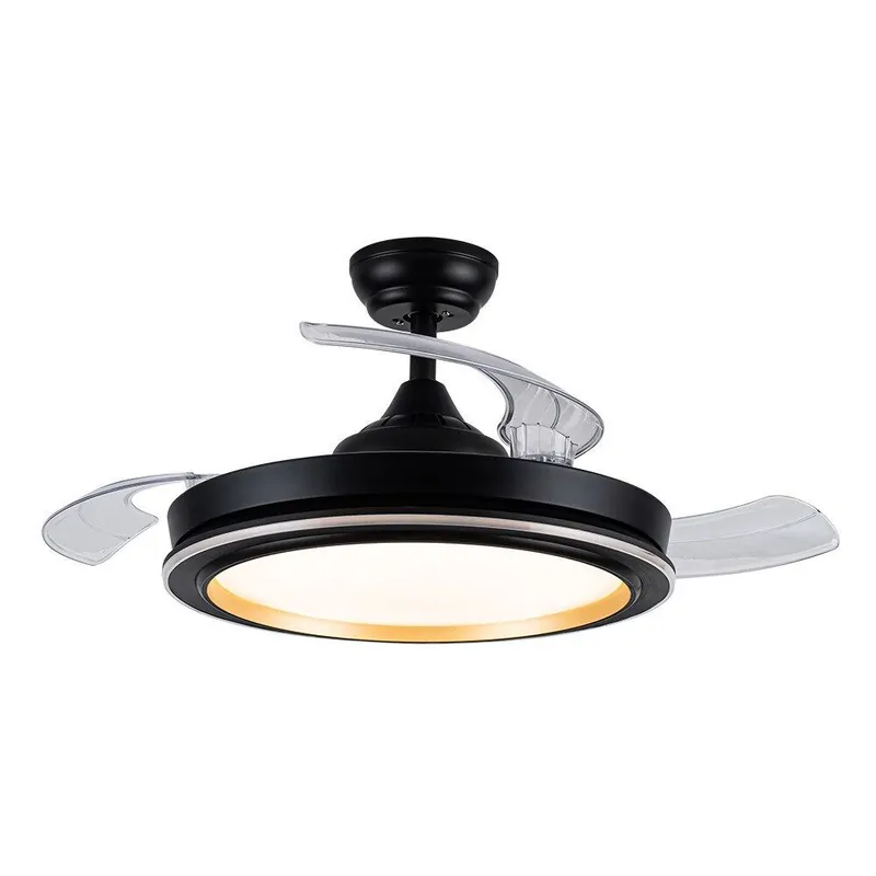 ventilador de techo metal color negro serie picolo 50cm - Electrodomésticos