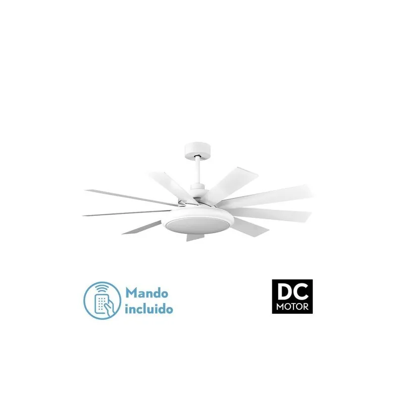 ventilador de techo metal color blanco serie pireo 132cm - Electrodomésticos