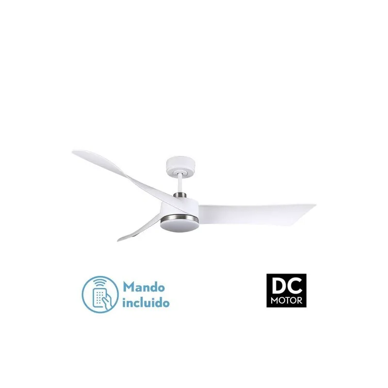 ventilador de techo metal color blanco serie tempel 132cm - Electrodomésticos