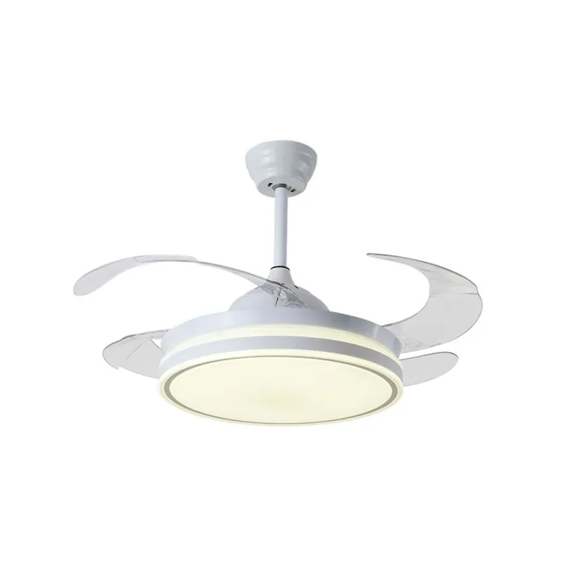 Ventilador de techo New Asgard Mini Bel Air 48W 4 aspas retráctiles blanco Ø91 cm - Electrodomésticos
