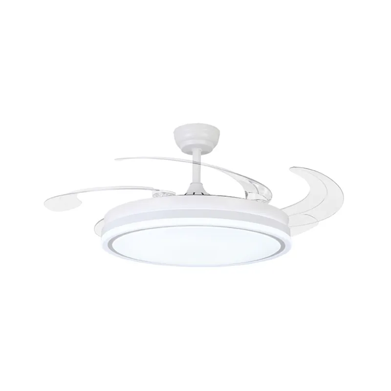 Ventilador de techo New Asgard XL Bel Air 80W 4 aspas retráctiles blanco Ø132 cm - Electrodomésticos