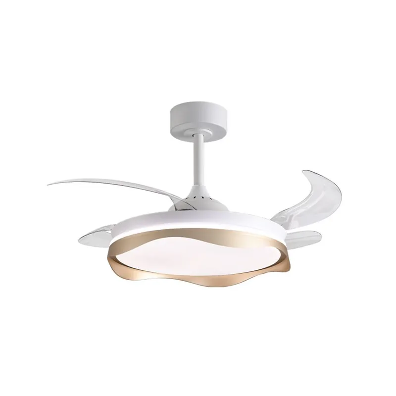 Ventilador de techo Olas Bel Air 72W 4 aspas retráctiles con luz LED blanco Ø108 cm - Electrodomésticos