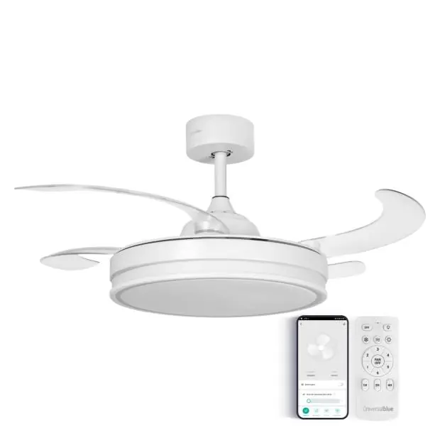 Ventilador de Techo Silencioso Aspas Ocultas con WiFi | UNIVERSA - Electrodomésticos