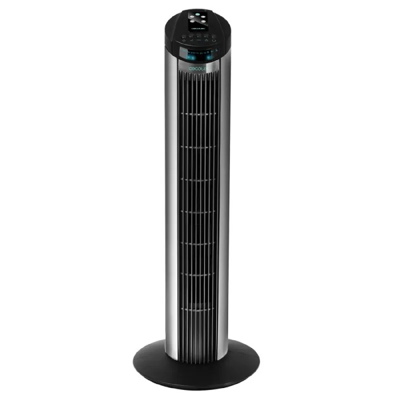 Ventilador de torre Cecotec EnergySilence 890 Skyline 50W pantalla LCD + mando negro - Electrodomésticos