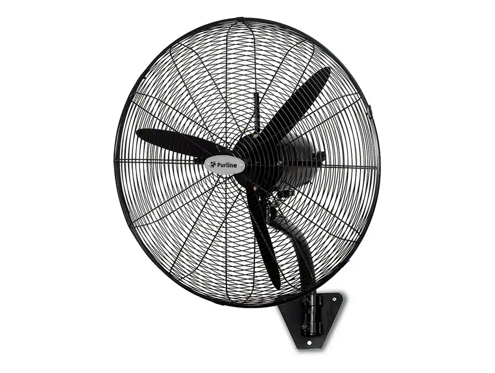 Ventilador Industrial de pared 230W con aspas de aluminio. 3 velocidades. 230W. Diametro aspas: 70cm. Cuerpo metalico. Oscilacion horizontal automatica 90º. Caudal 13.560m3/h. Revoluciones r.p.m. 1.360... - Electrodomésticos