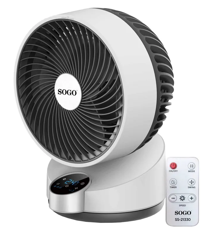 Ventilador sobremesa 25cm 50W 3 velocidades blanco - Electrodomésticos