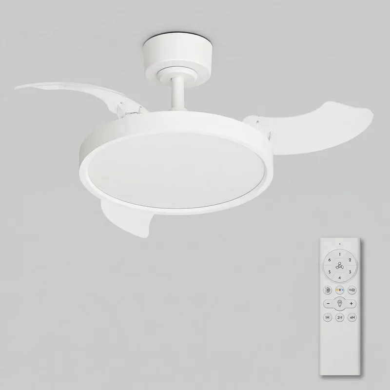 Ventilador techo JULIA S retractil led motor DC - Electrodomésticos