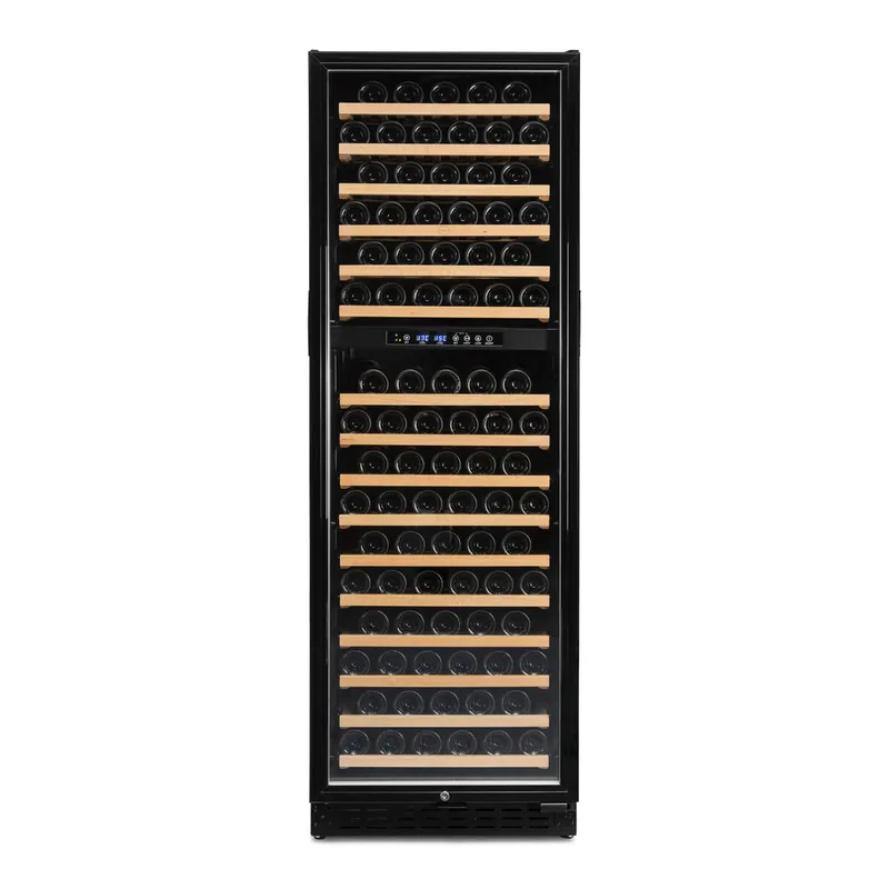 Vinoteca 166 botellas Vinobox 168 GC 2T Negro De libre instalación o encastrable Dos zonas de temperatura - Electrodomésticos