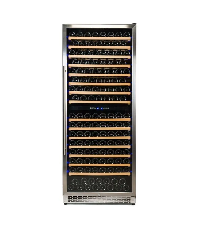 Vinoteca 300 botellas Vinobox 300 Design 2T Inox Dos zonas de temperatura De libre instalación o encastrable Grande tamanho - Electrodomésticos