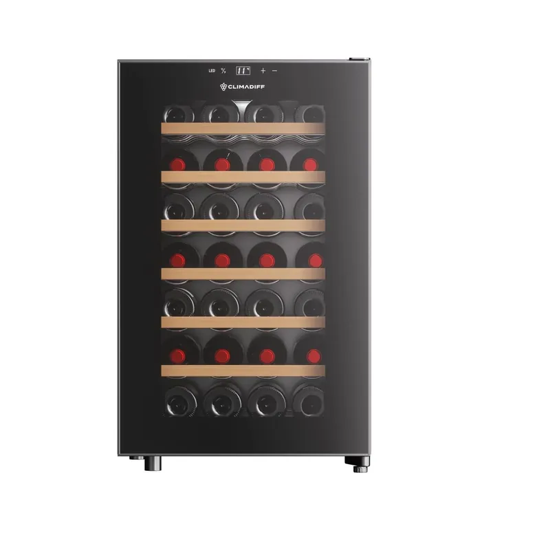 Vinoteca CLIMADIFF CUVEE28 (28 Botellas - Silenciosa - E - Negro)