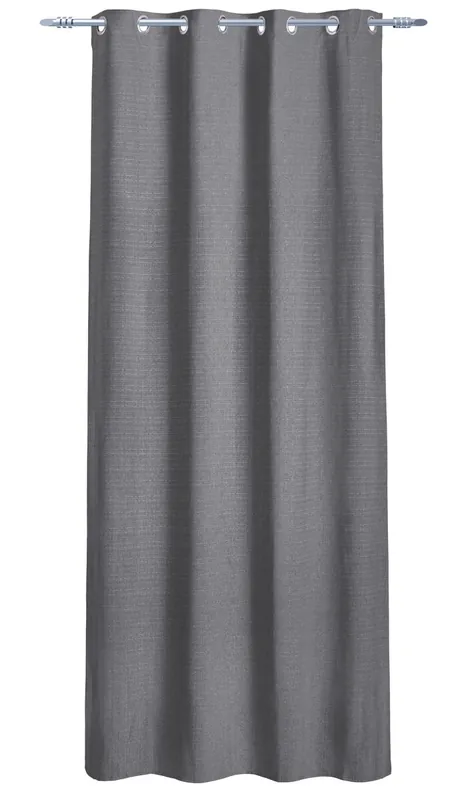 Visillo poliéster IBIZA 135x260cm color antracita - Textil